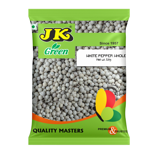JK White Pepper Whole 50g