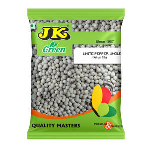 JK White Pepper Whole 50g