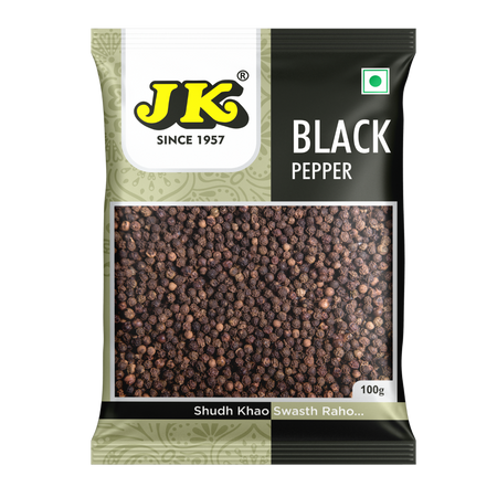 JK Black Pepper Whole 100g