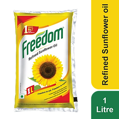FREEDOM Refined Sunflower Oil Pouch (1L)