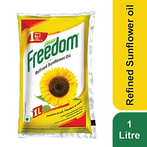 FREEDOM Refined Sunflower Oil Pouch (1L)