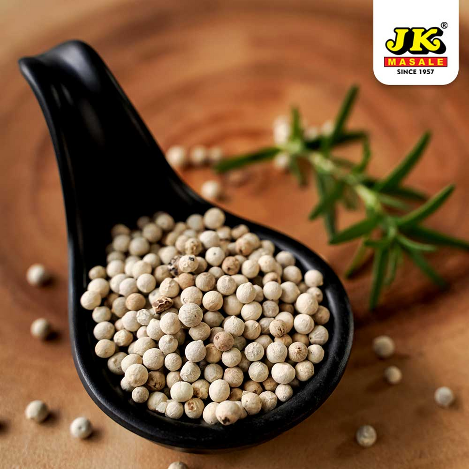 JK White Pepper Whole 50g