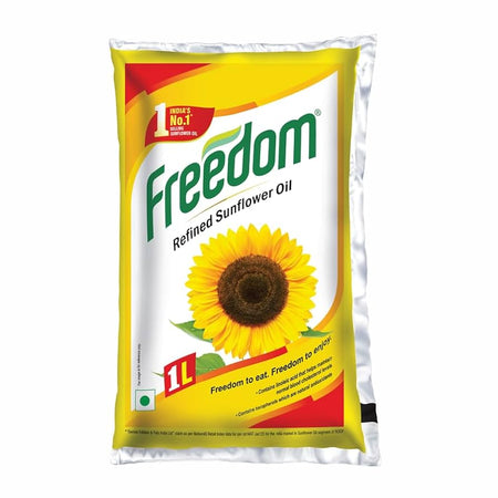 FREEDOM Refined Sunflower Oil Pouch (1L)