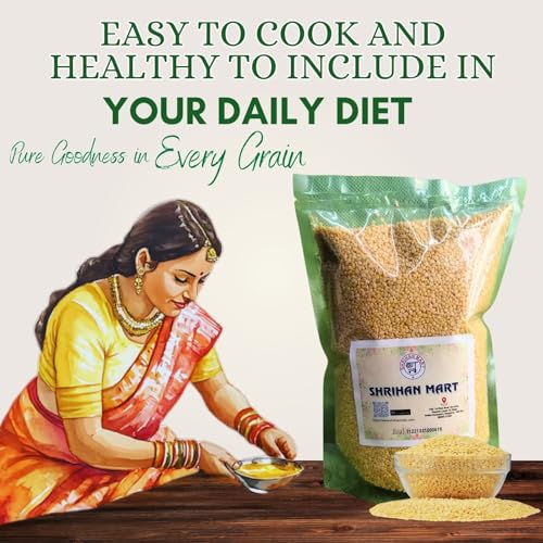 SHRIHAN MART Organic Yellow Moong Sona (Split) (Yellow Moong Daal)  (1 kg) 4.115 Ratings & 3 Reviews