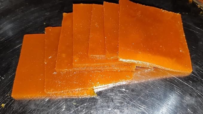 SHRIHAN MART - Yellow Aam Papad Toffee | Aamsotto, Aam paapad, Aam | Dried Mango Slices | Sheesha Aam Papad | Khatta Meetha Aam Papad | Tasty Fruit Bar Mango Candy 200G