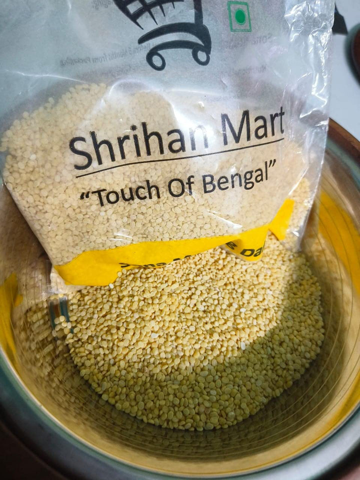 SHRIHAN MART Organic Yellow Moong Sona (Split) (Yellow Moong Daal)  (1 kg) 4.115 Ratings & 3 Reviews