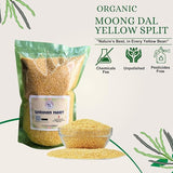 SHRIHAN MART Organic Yellow Moong Sona (Split) (Yellow Moong Daal)  (1 kg) 4.115 Ratings & 3 Reviews