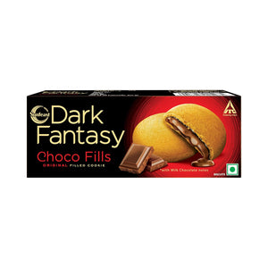 Sunfeast Dark Fantasy Choco Fills, 69g, Original Filled Cookies with Choco Crème