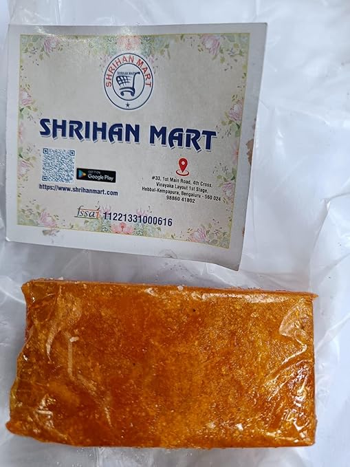 SHRIHAN MART - Yellow Aam Papad Toffee | Aamsotto, Aam paapad, Aam | Dried Mango Slices | Sheesha Aam Papad | Khatta Meetha Aam Papad | Tasty Fruit Bar Mango Candy 200G