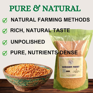 SHRIHAN MART Combo of Premium Sona Masoor Dal 1kg + Premium Sona Moong Dal - 500 g Visit the SHRIHAN MART Store