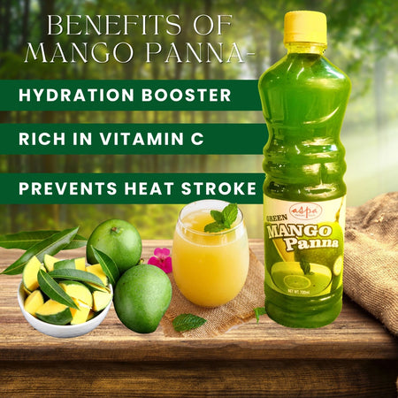 SHRIHAN MART Mango Panna | Refreshing Summer Drink Concentrate | Authentic Aam Panna Flavor  (750 ml)