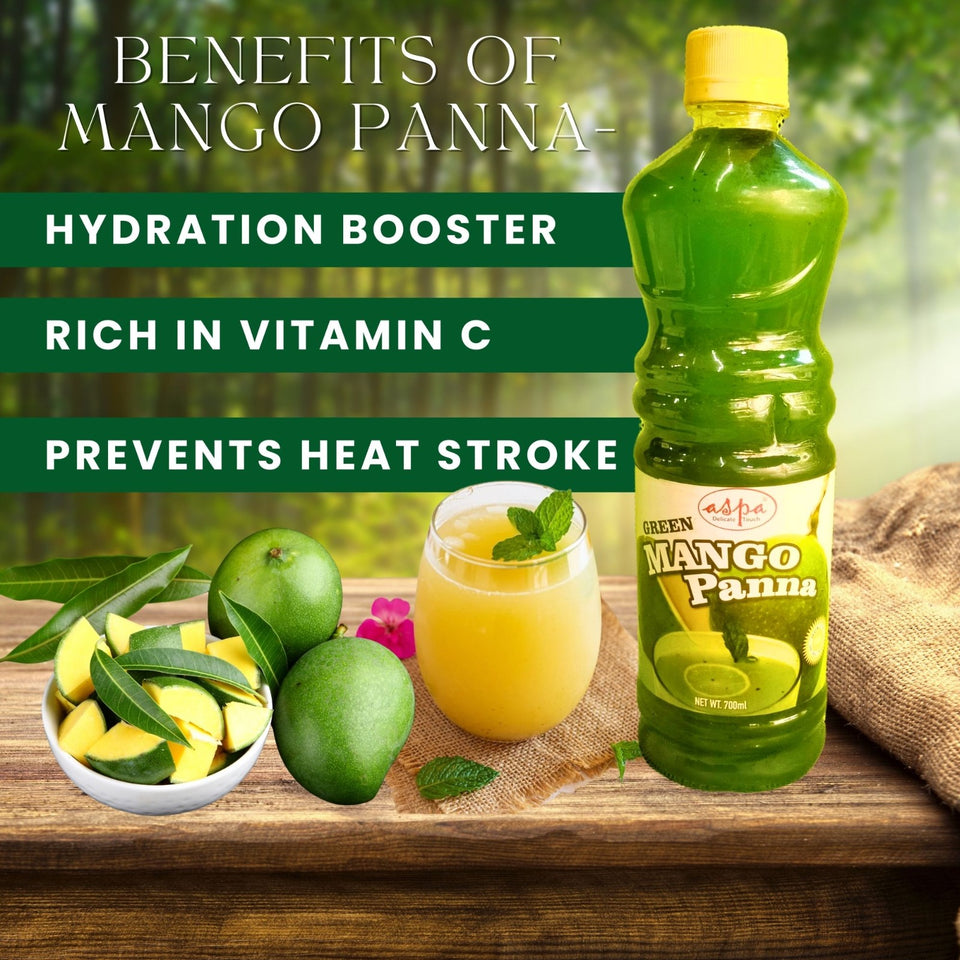 SHRIHAN MART Mango Panna | Refreshing Summer Drink Concentrate | Authentic Aam Panna Flavor  (750 ml)