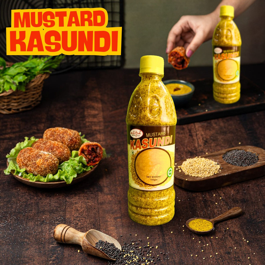 SHRIHAN MART natural mustard kasundi 700ml (Pack of 2)