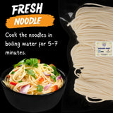SHRIHAN MART Kolkata Special Super Thin Chowmein | Noodles | Thin Chow Noodles Exclusive Chowmein Packet (Pack Of 2, Each Pack - 500 Gm) - Vegetarian