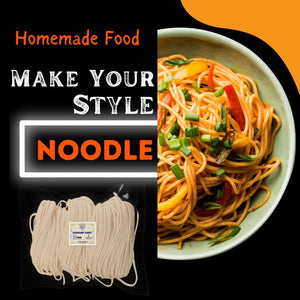 SHRIHAN MART Kolkata Special Super Thin Chowmein | Noodles | Thin Chow Noodles Exclusive Chowmein Packet (Pack Of 2, Each Pack - 500 Gm) - Vegetarian
