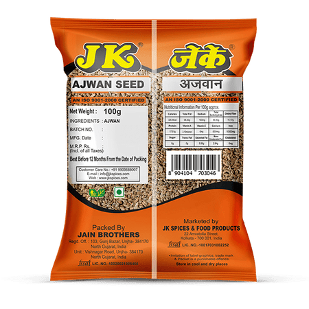 JK Ajwan Whole 100g