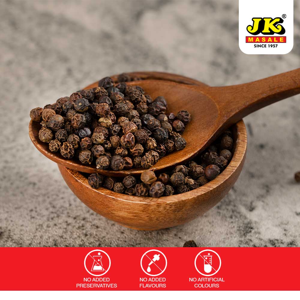 JK Black Pepper Whole 100g